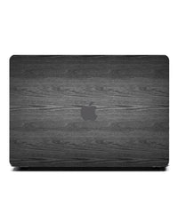 Macbook ケース-モノクロ ダーク ウッド
