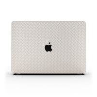 Macbook Case - Beige Woven Leather