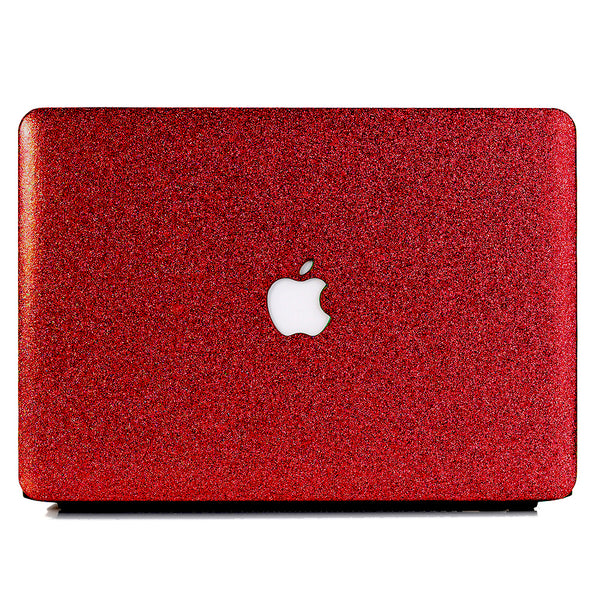 Macbook Case - Red Glitter