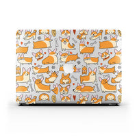 Macbook 保護套-Jolly Corgis