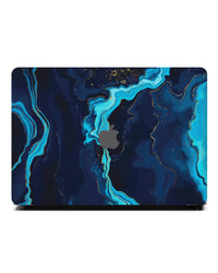 Macbook 保護套 - 海軍藍大理石紋