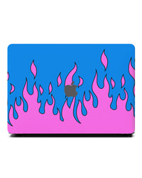 Macbook ケース - ピンクの炎