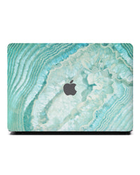Macbook 保護套 - 粉彩海藍寶石和藍綠色瑪瑙水晶