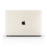 Macbook Case - Beige and Checkered Leather