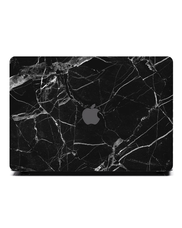 Macbook Case-Full Black Marble