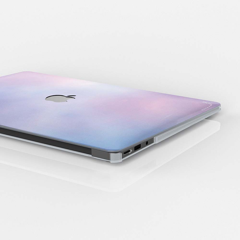 White Grid macbook air 2021 inch case from colourbanana – Colourbanana