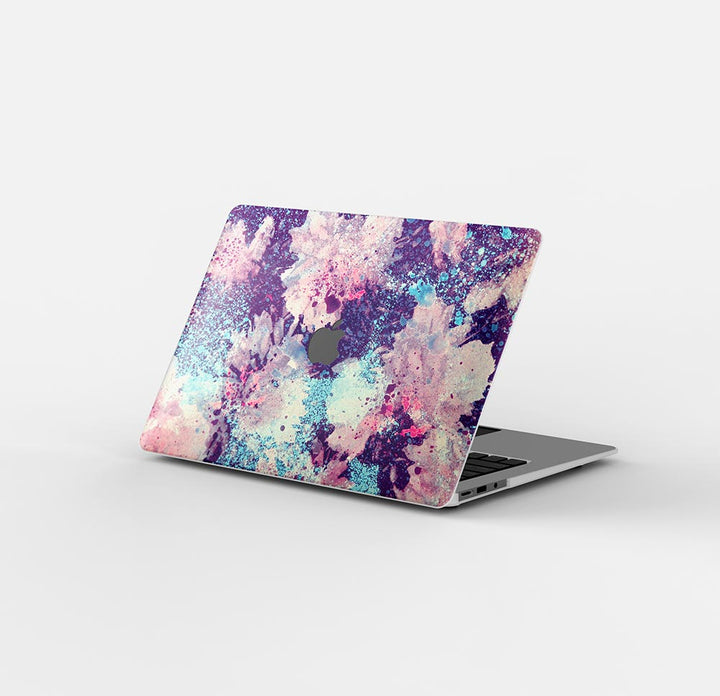 MacBook Case Set - Protective Abstract Watercolor Flowers