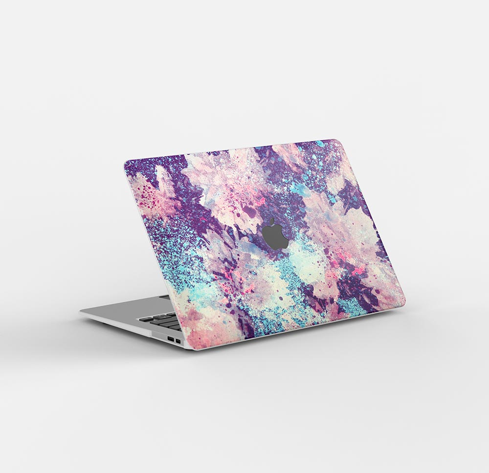 Macbook Case-Abstract Watercolor Flowers