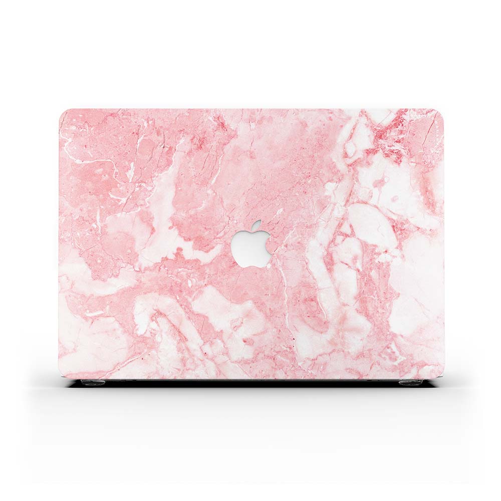 Macbook 保護套-粉色大理石紋