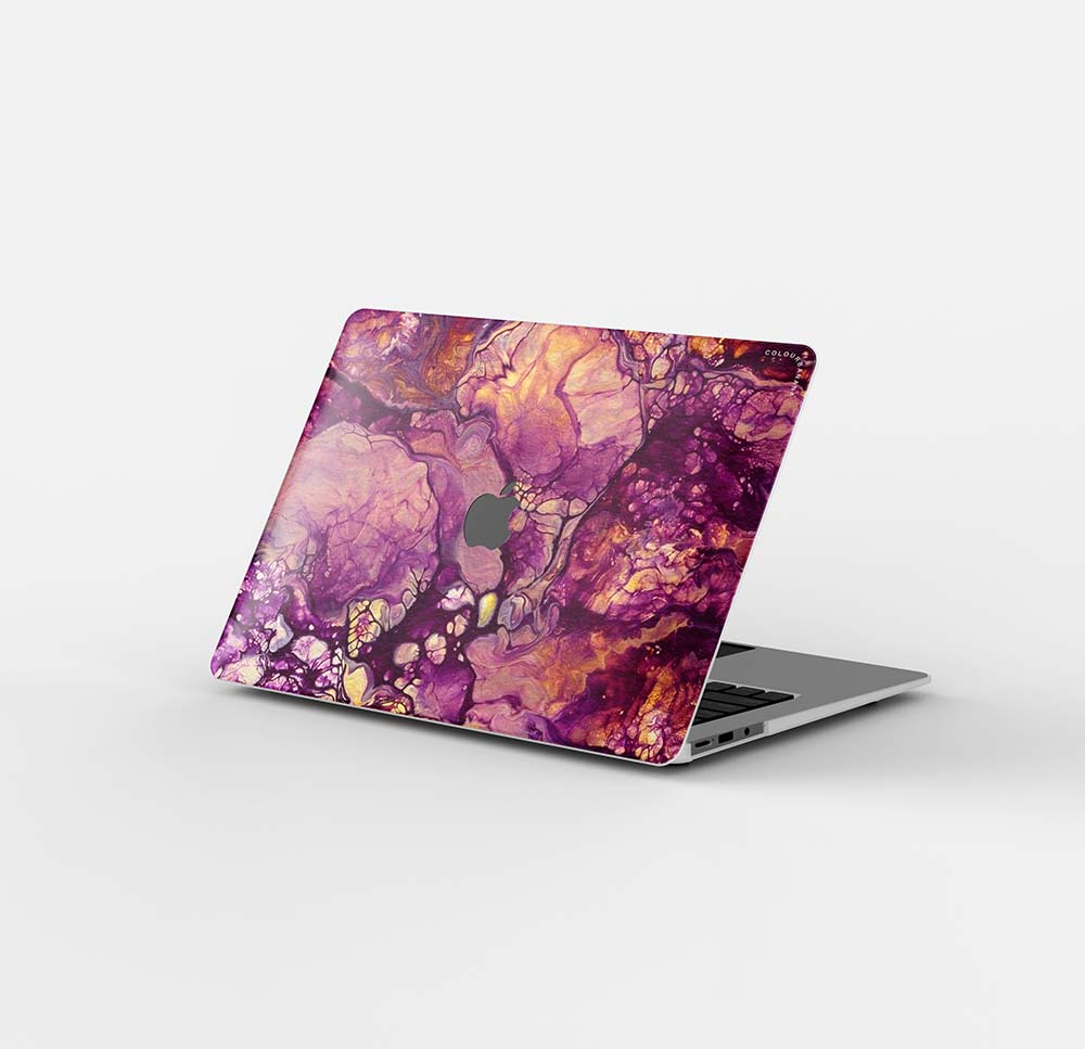 Macbook Case-Purple Marble