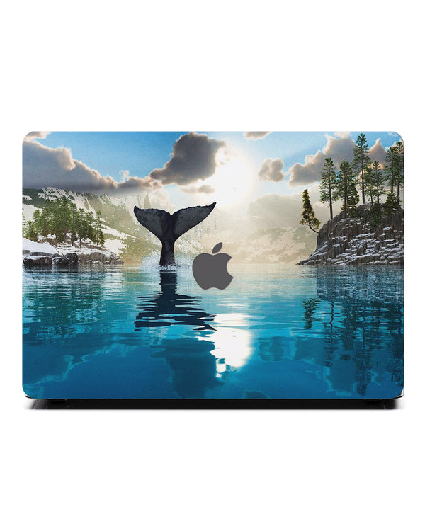 Macbook Case-Whale Tail Spray Sunset