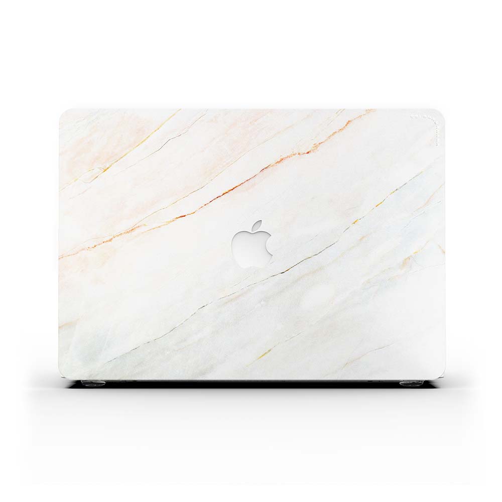 Macbook ケース-ブラッシュ ピンク フェード マーブル