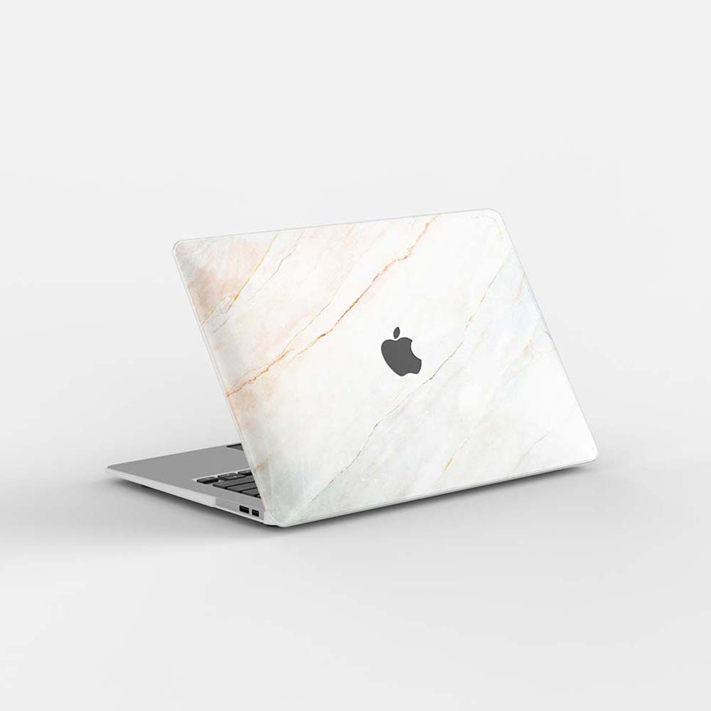 Macbook Case-Blush Pink Fade Marble