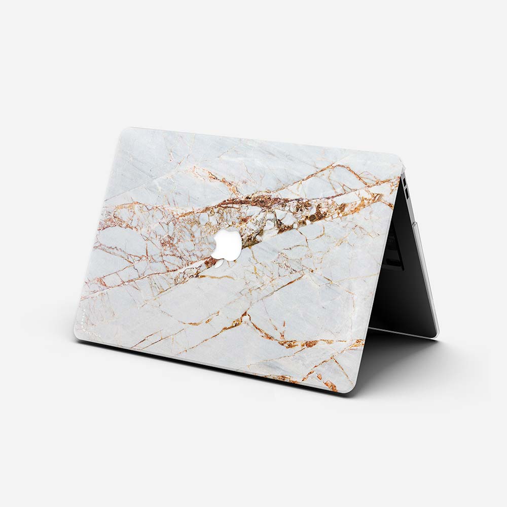 MacBook Case Set - 360 Gold Streak Marble
