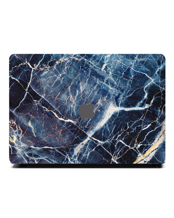 Macbook Case-Subtle Blue Marble