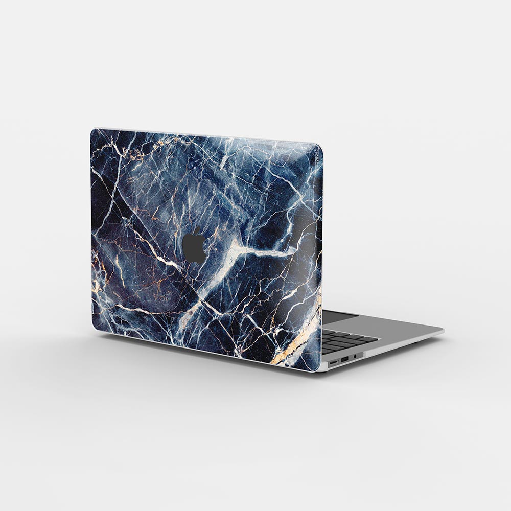Macbook Case Set - 360 Subtle Blue Marble