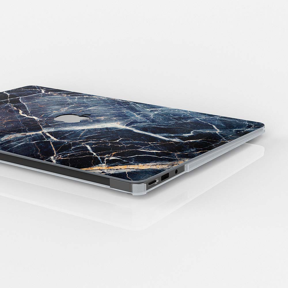 Macbook Case-Subtle Blue Marble