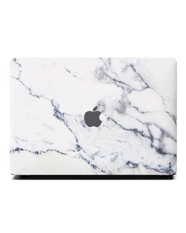 Macbook Case-White Mineral Marble