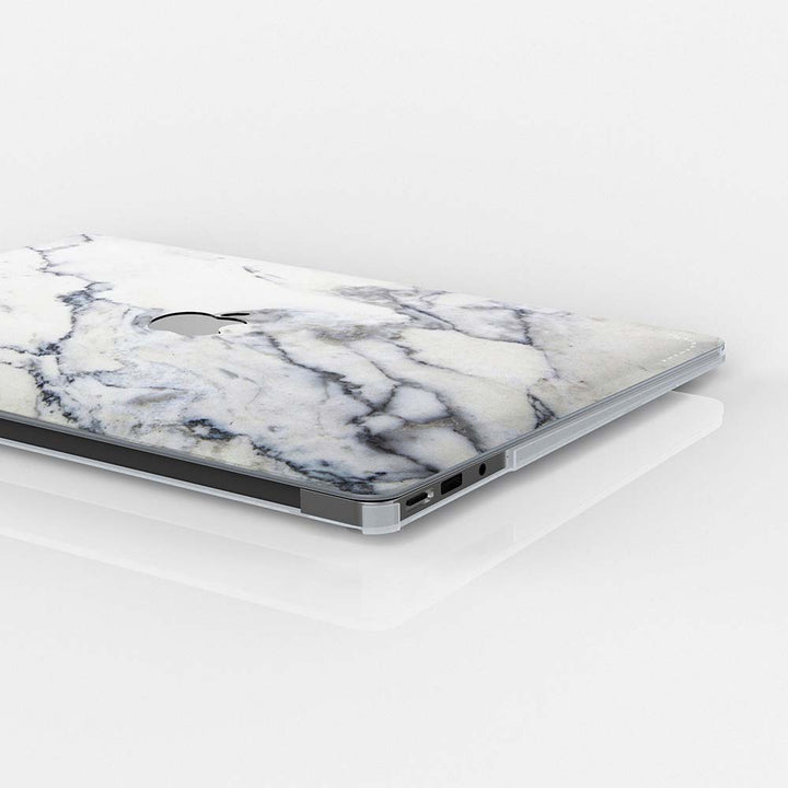 MacBook Case Set - 360 White Mineral Marble