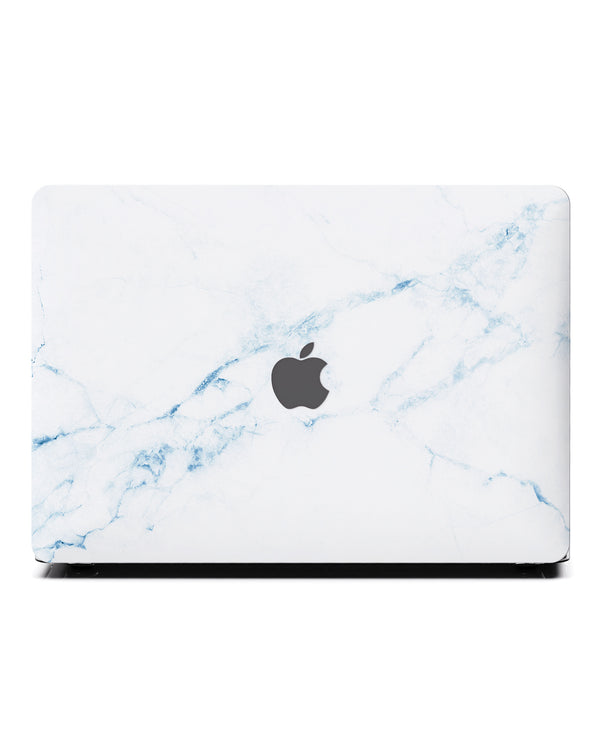 Macbook Case-White Blue Marble