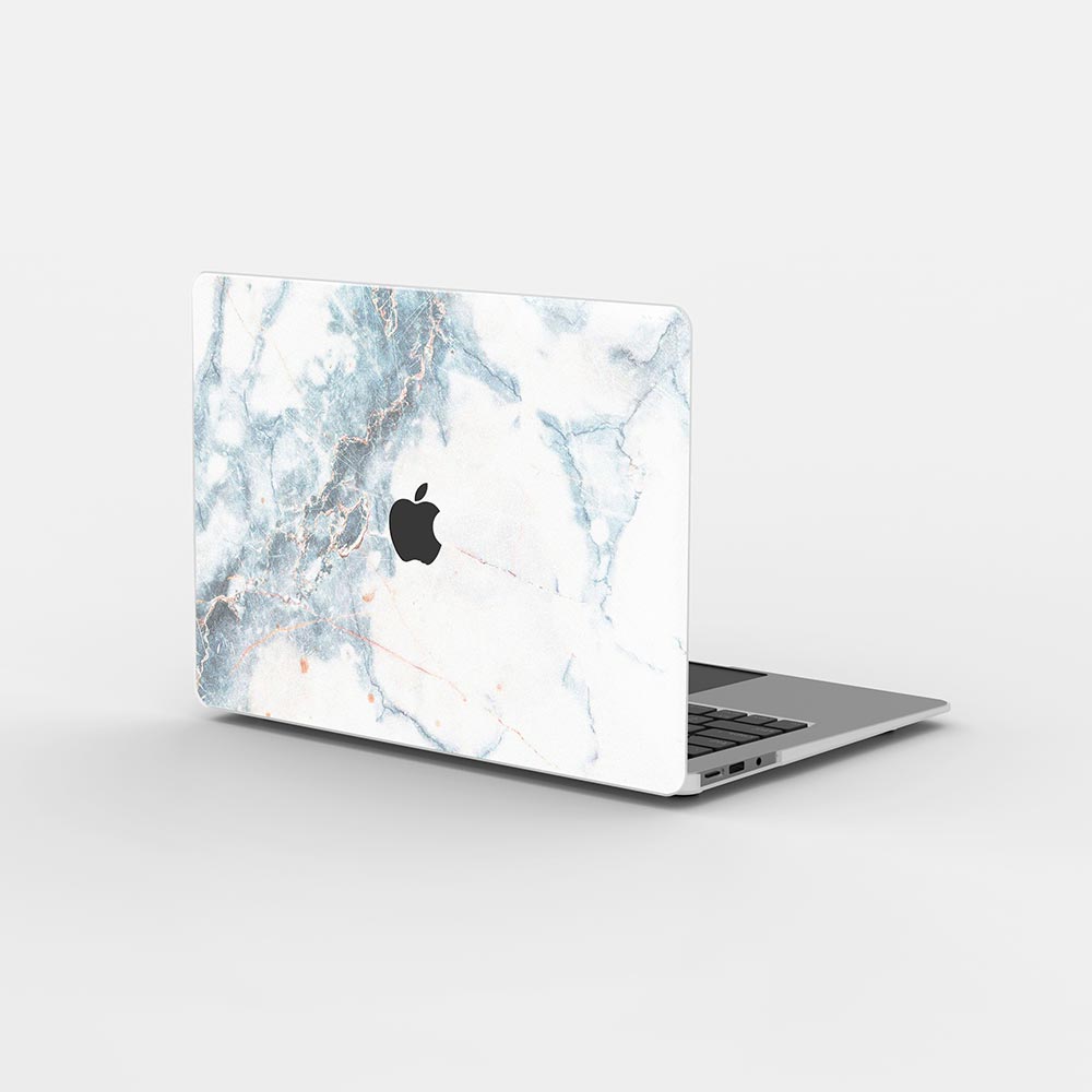 Macbook 保護套-復古白大理石紋