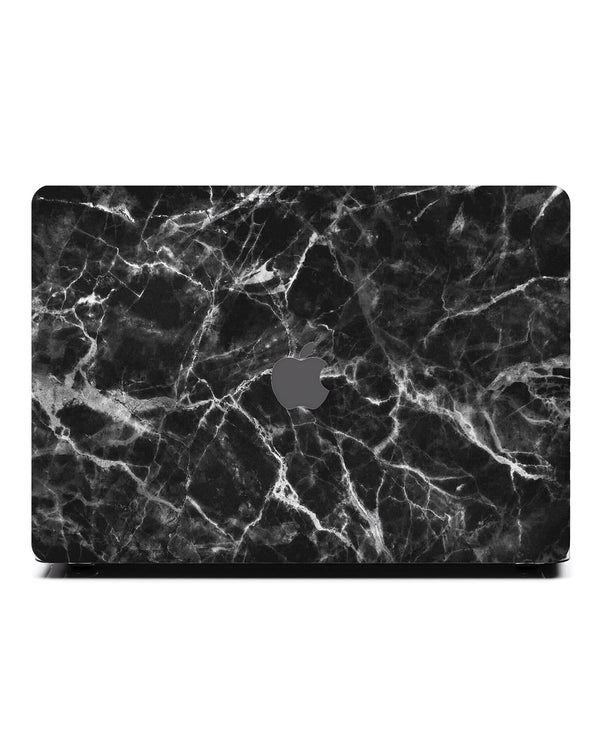 Macbook Case-Black Smoke Marble