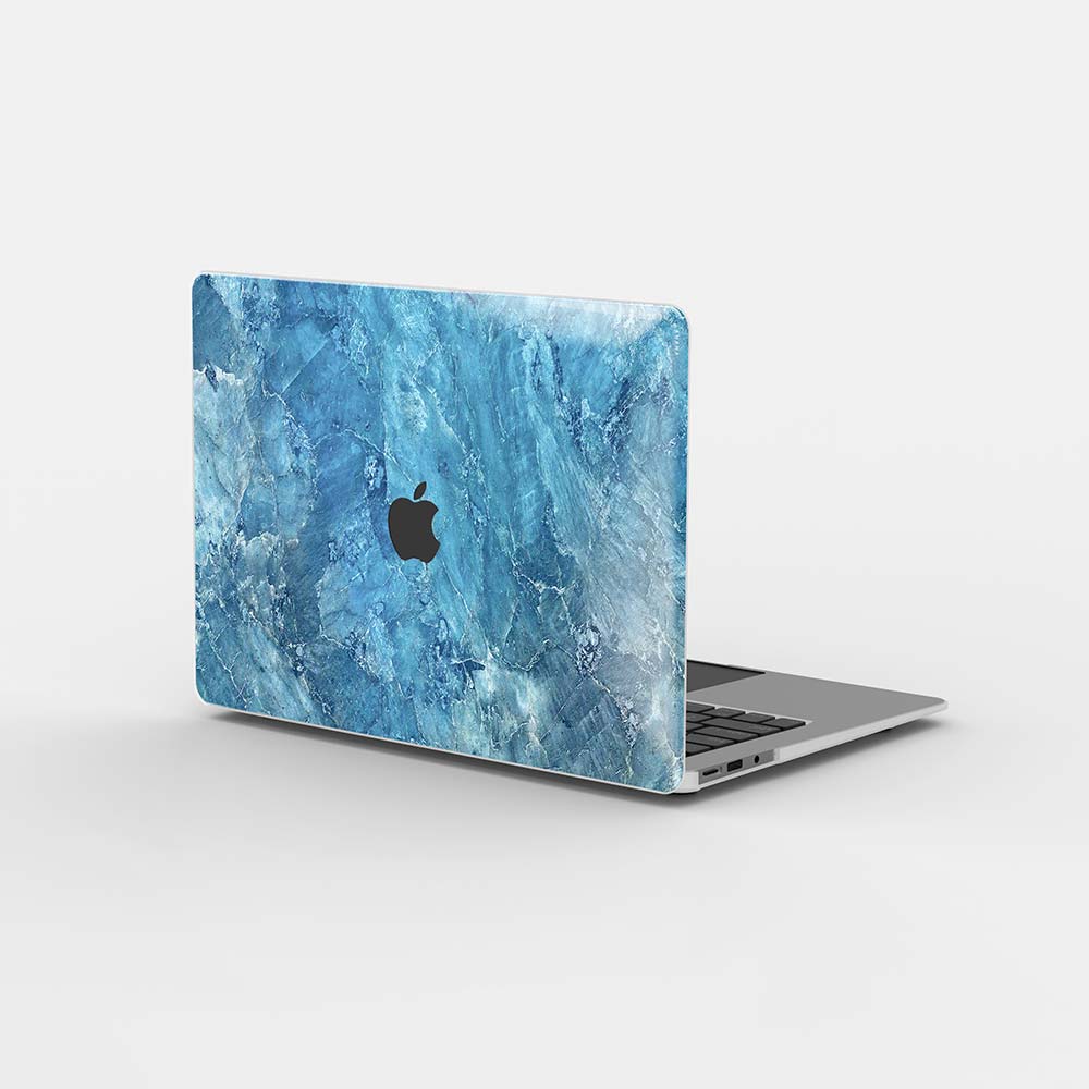 Macbook 保護套-藍色寶石大理石