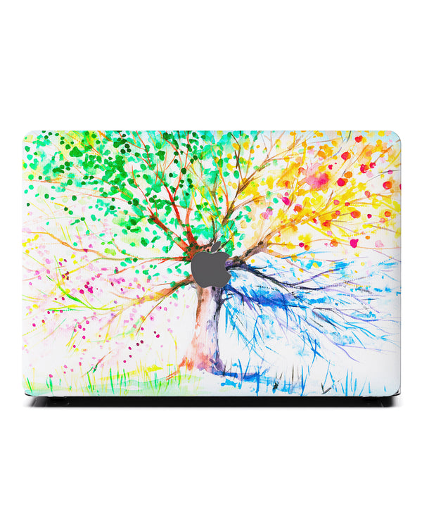 Macbook Case-Four Seasons Tree