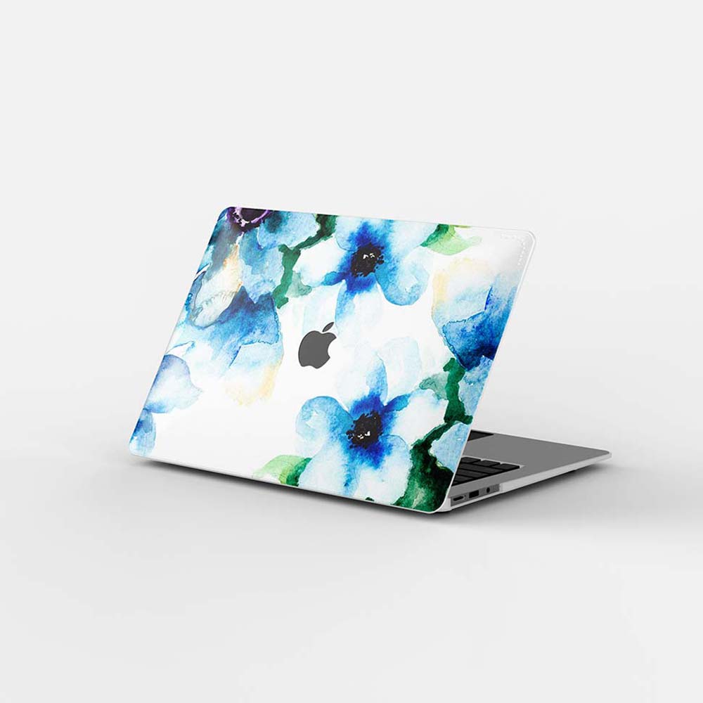 Macbook Case-Blue Jasmine