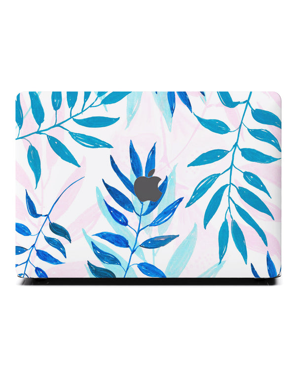 Macbook Case-Pastel-Leaves