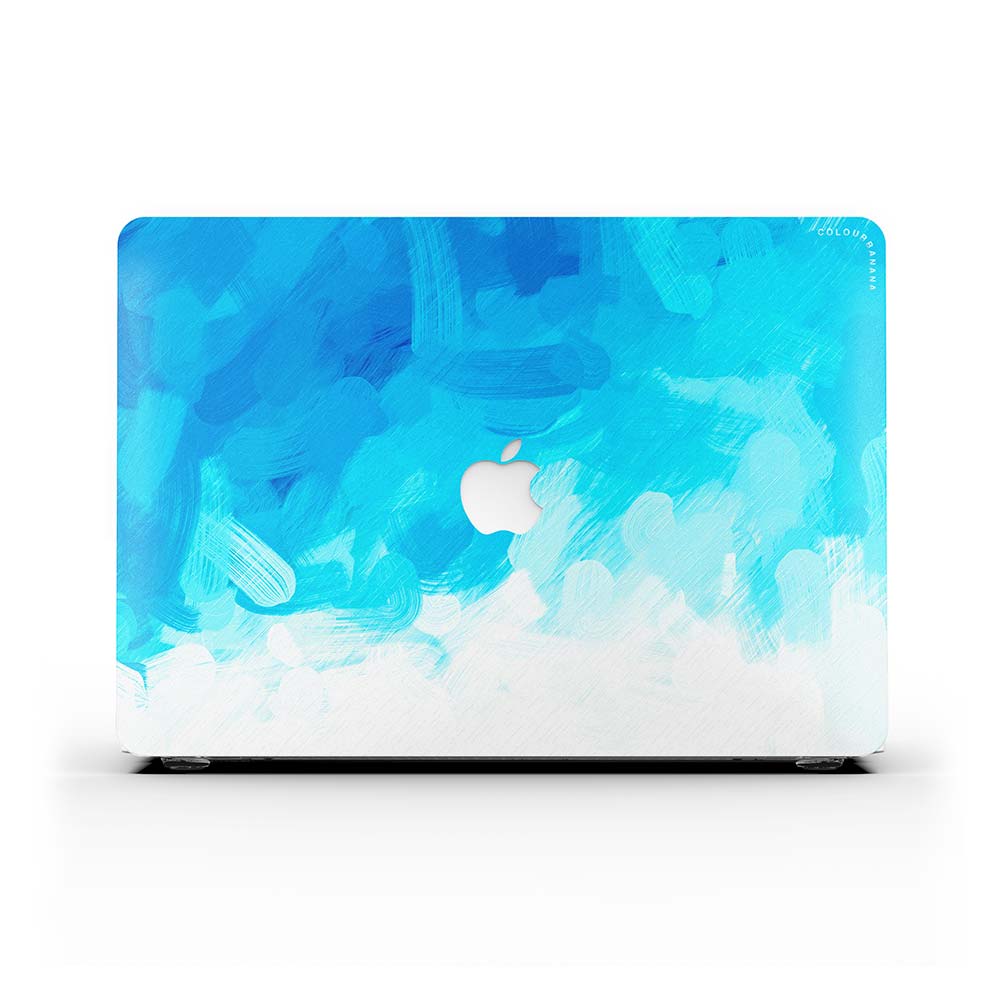 Macbook 保護套-藍色飛濺