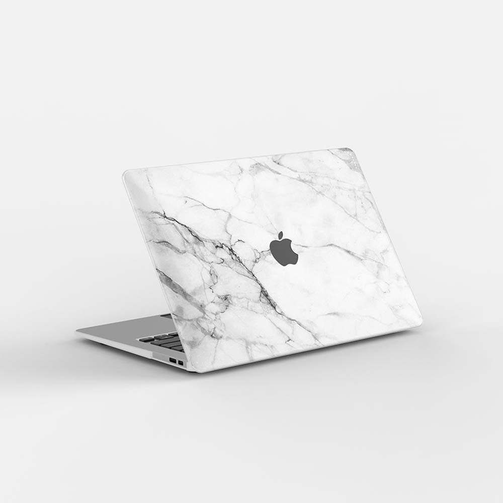 Macbook Case-White Marble