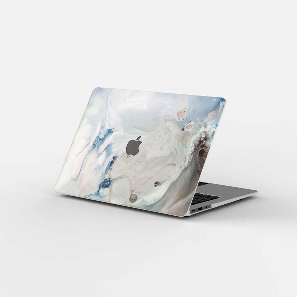 Macbook Case Set - Protective White Dream Marble