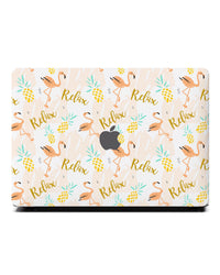 Macbook 保護套-Relax Flamingo