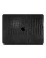 Macbook Case - Classic Black Crocodile Leather