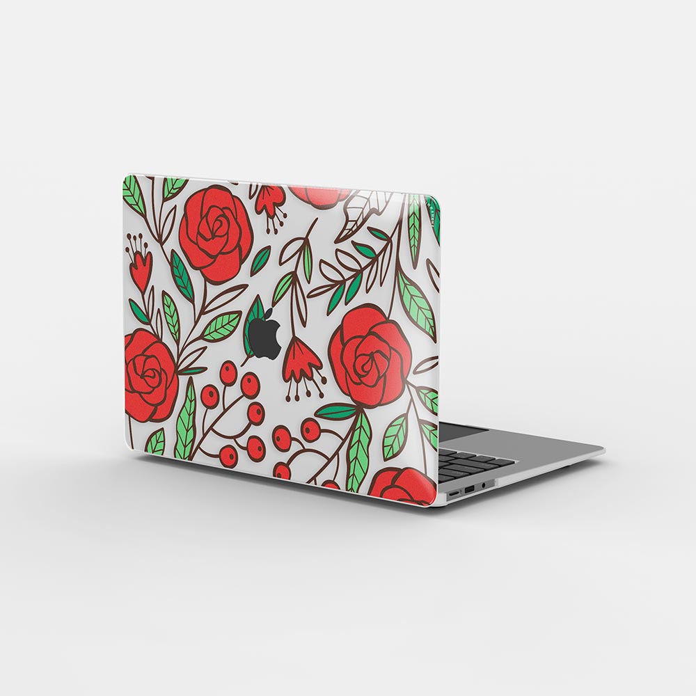 Macbook ケース-バラ