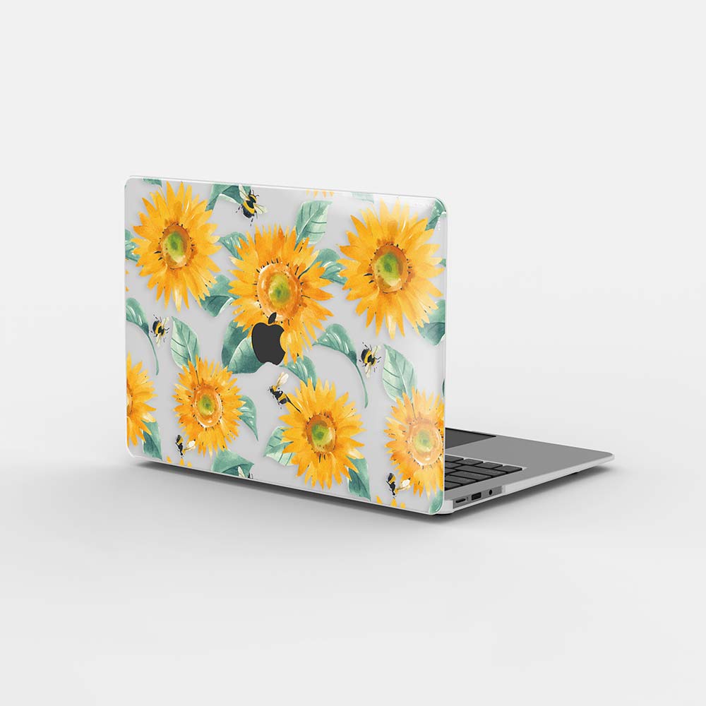 Macbook ケース-ひまわりの植物