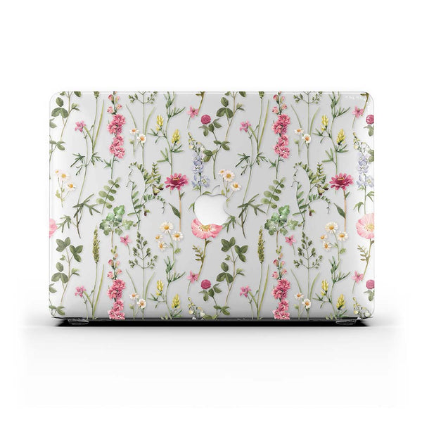 Macbook 保護套-花園花卉