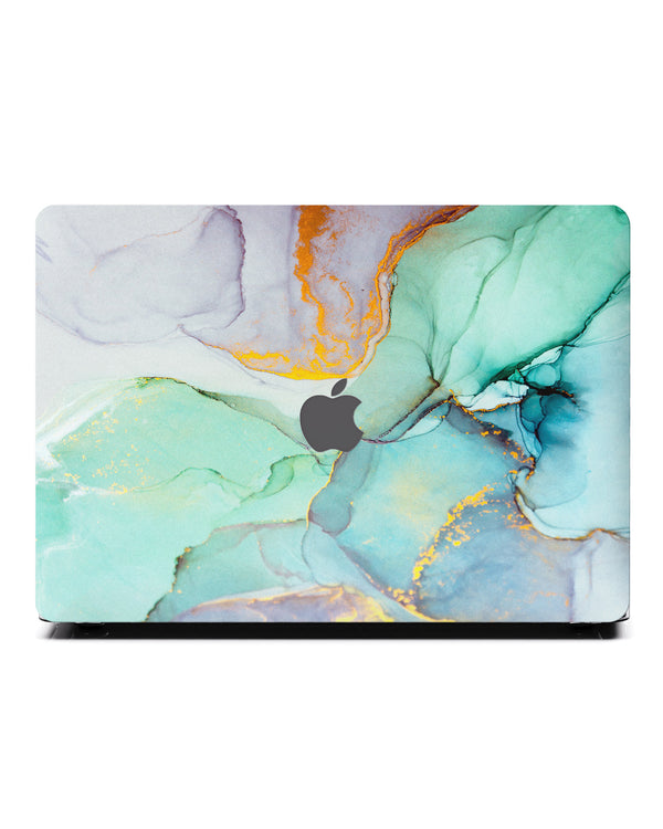 Macbook Case-Abstract Green