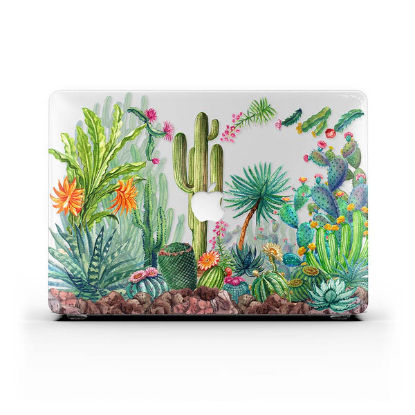 Macbook Case-Cactus Garden