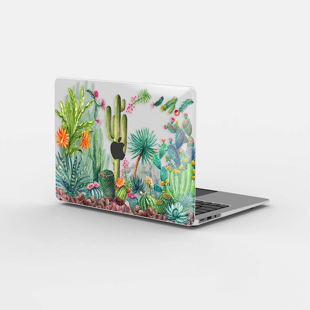 Macbook ケース-Cactus Garden
