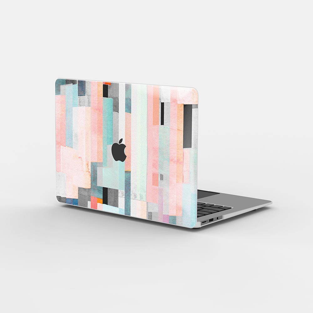 Macbook Case-Geometric Stripes