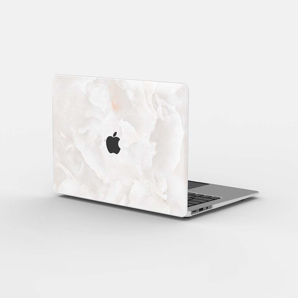 Macbook 保護套-淺米色大理石紋