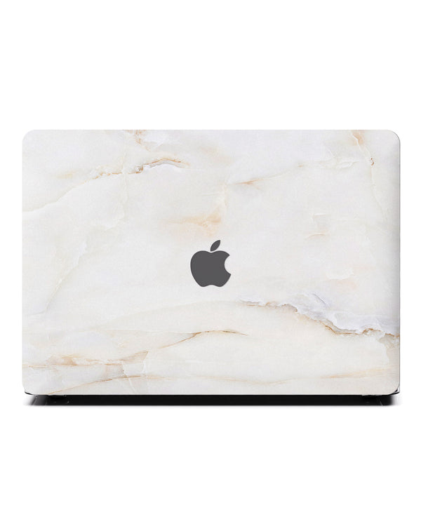 Macbook Case-Pure White Marble