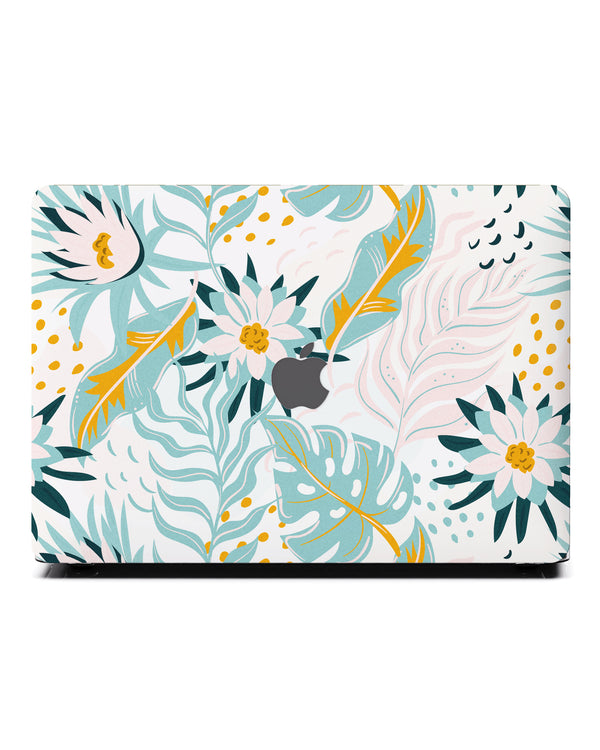 Macbook Case-Boho Monstera Palm