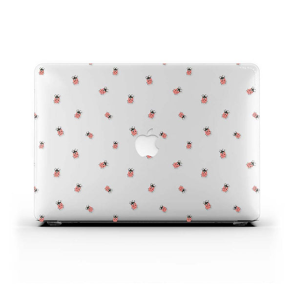 Macbook 保護套-粉色瓢蟲