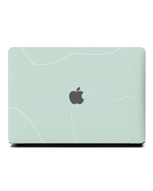 Macbook Case-Green Minimalist