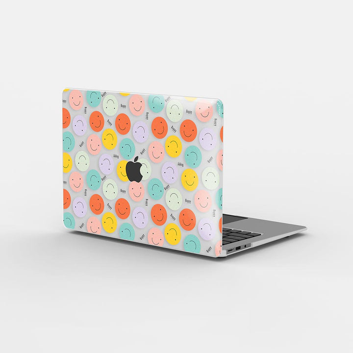 Macbook Case-Smiling Emoticons