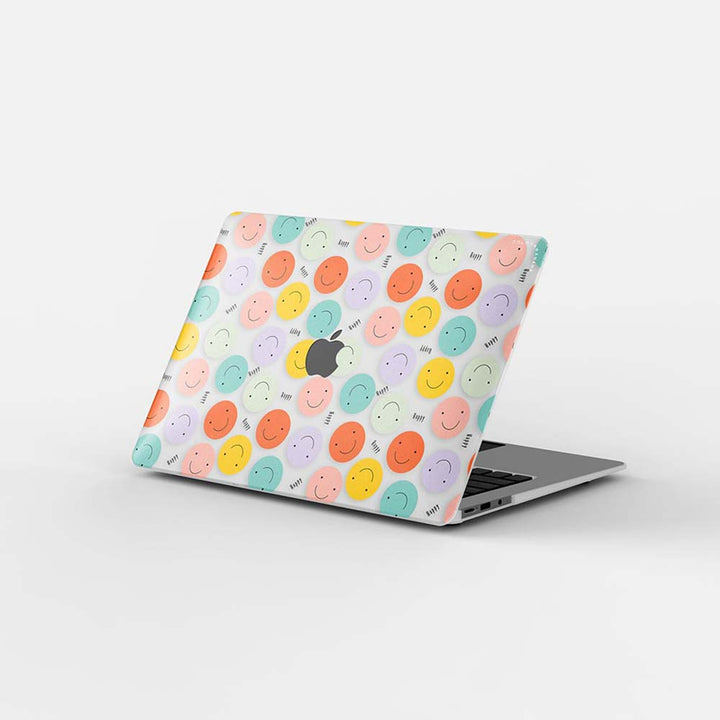 Macbook Case-Smiling Emoticons