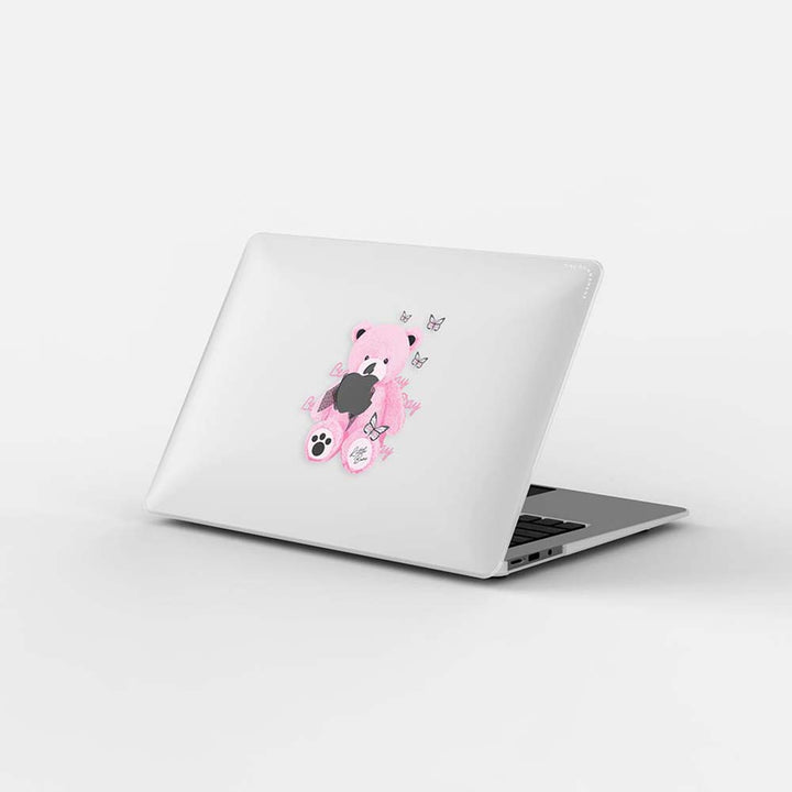 Macbook Case-Pink Little Bear